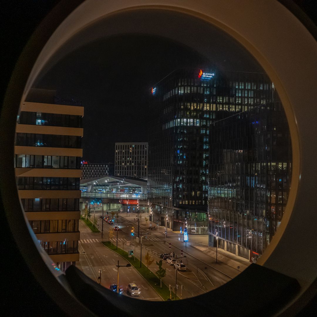 Wien-Blick Richtung Bahnhof