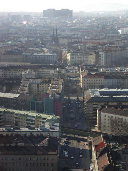 Wien   blick richtung westen