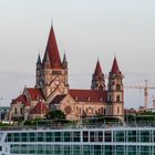 Wien  Blick zur Franz-von-Assisi-Kirche