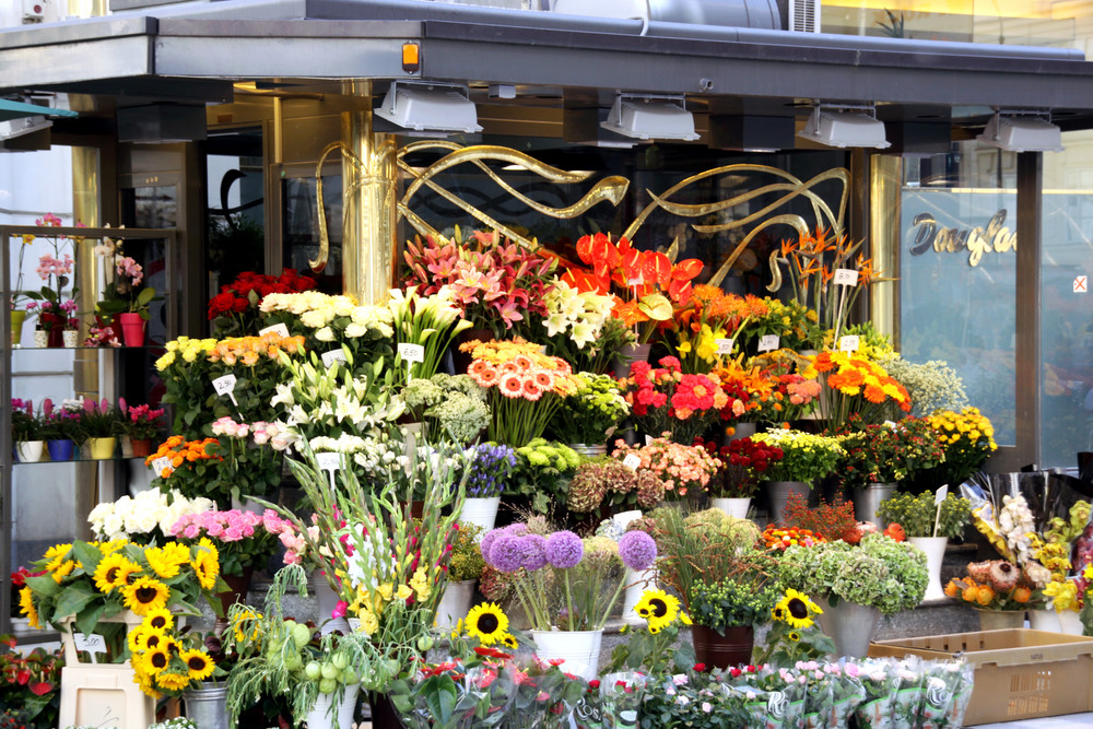 Wien - Blumenstand