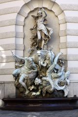 Wien - Brunnen bei der Hofburg