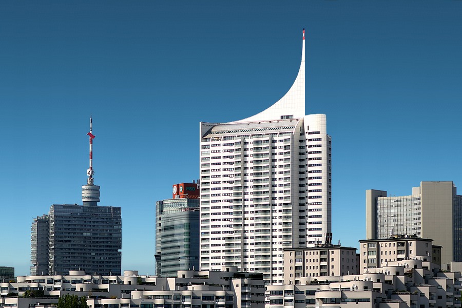 Wien - Donau City - Donauzentrum - Vienna - UNO - Andromeda Tower