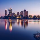 Wien - Donau City Skyline / Alte Donau