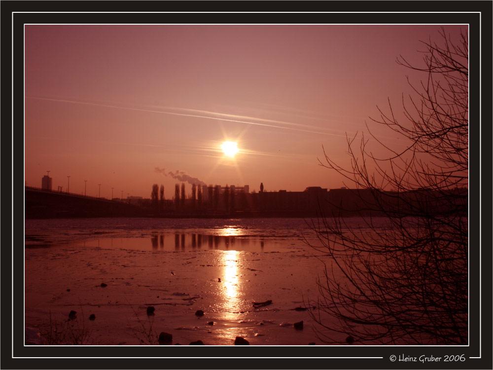 Wien Donau Eis - vienna danube ice