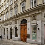 Wien Eingang zur Stadttempel Synagoge 