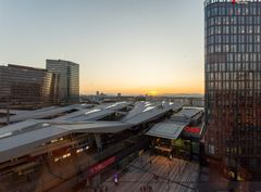 Wien Favoriten - Hauptbahnhof (Central Railway Station) seen from Ibis Hotel