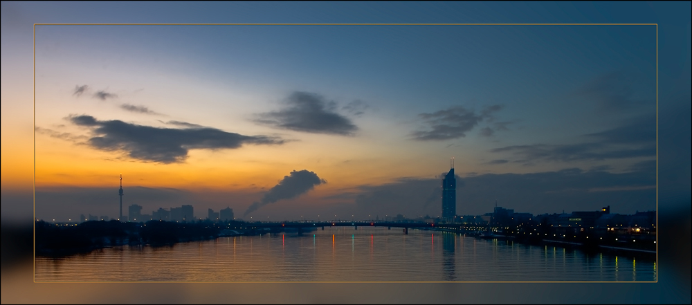 wien frühmorgens zur blauen stunde