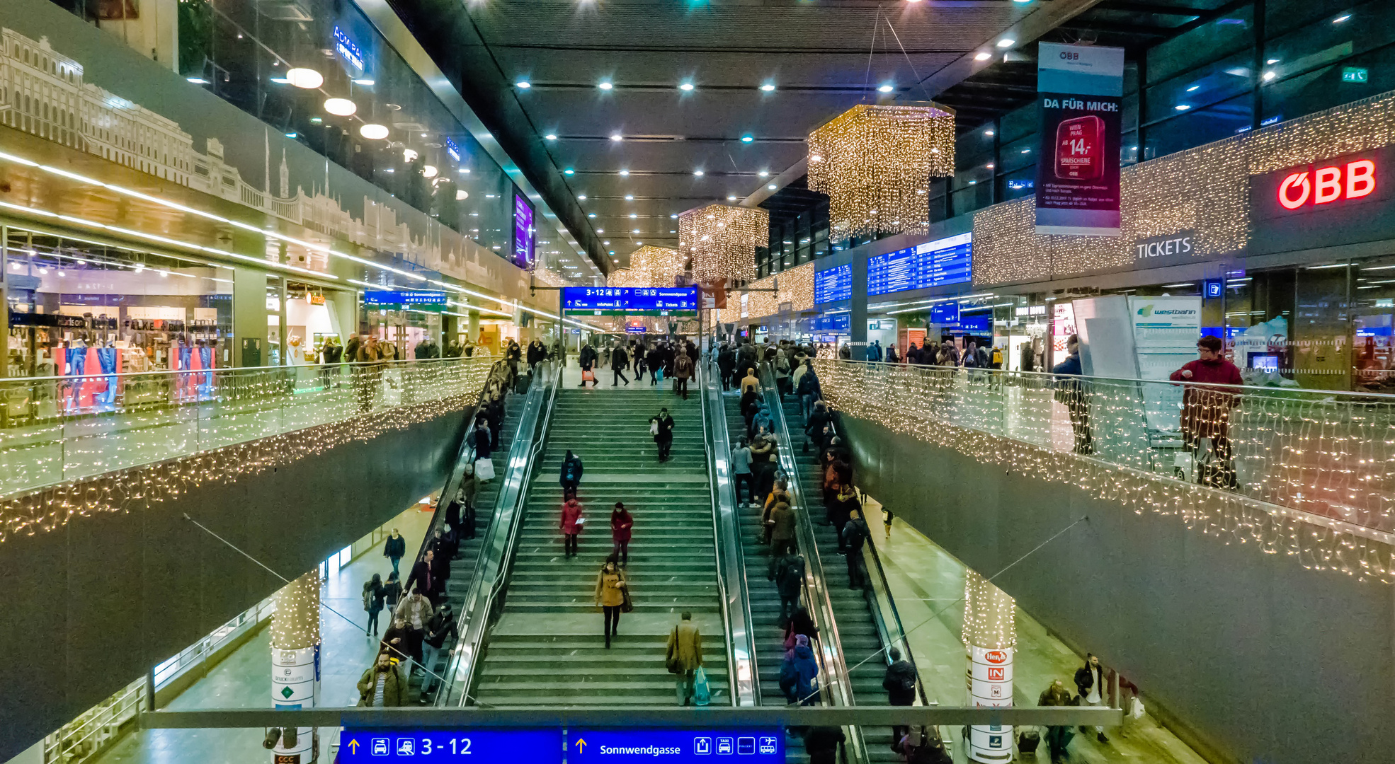 Bahn Wien Hauptbahnhof Flughafen