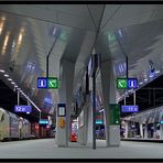 Wien Hauptbahnhof At Night