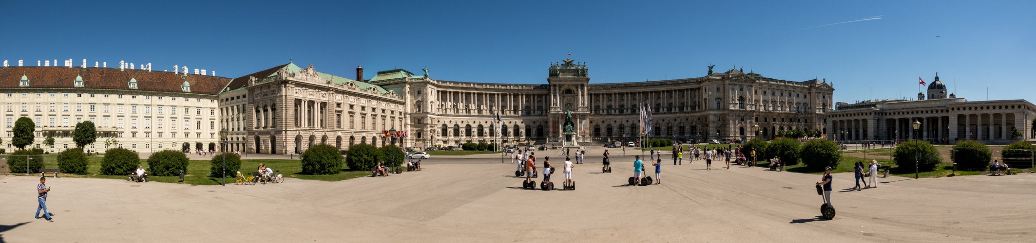 Wien - Heldenplatz und neue Burg