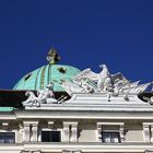 Wien - Imperiales Detail in der Hofburg