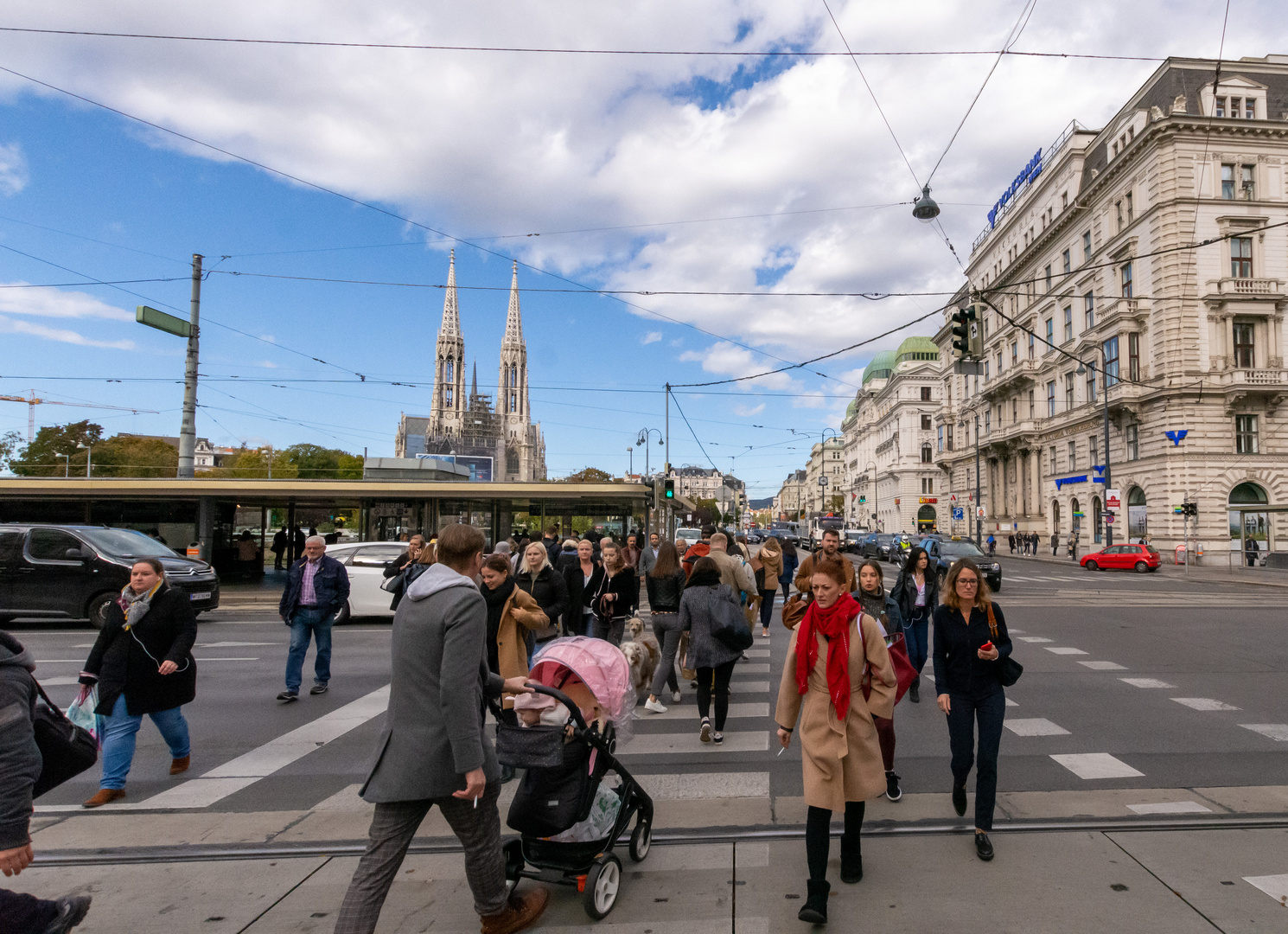 Wien Innenstadt - Schottengasse - Universitätsstraße