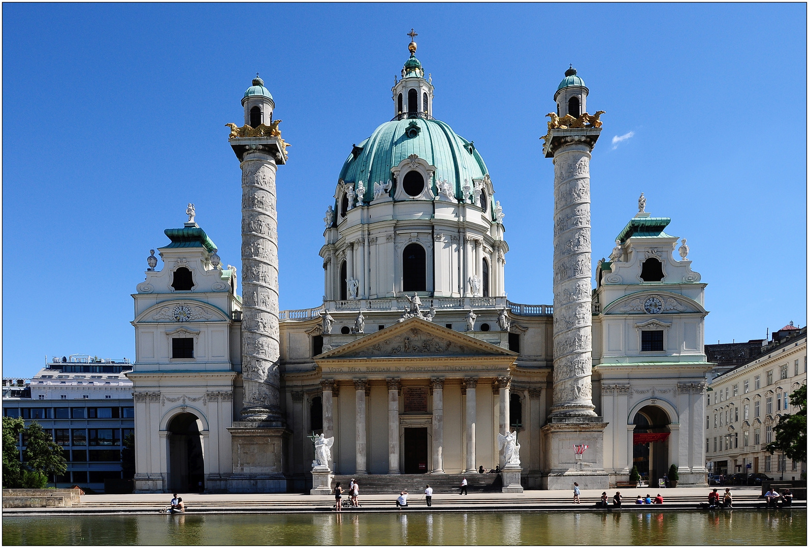 Wien Karlskirche Foto Bild europe sterreich wien Wien Karlskirche Foto Bild europe sterreich wien