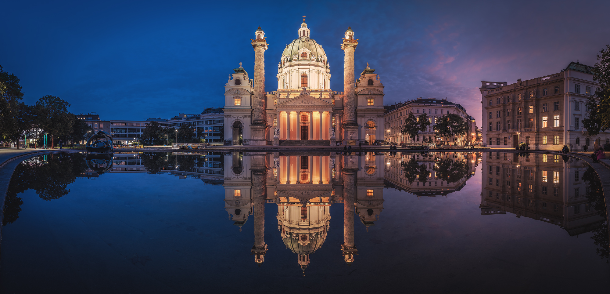 Wien - Karlskirche Panorama