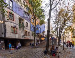 Wien Landstrase - Kegelgasse - Hundertwasserhaus - 01