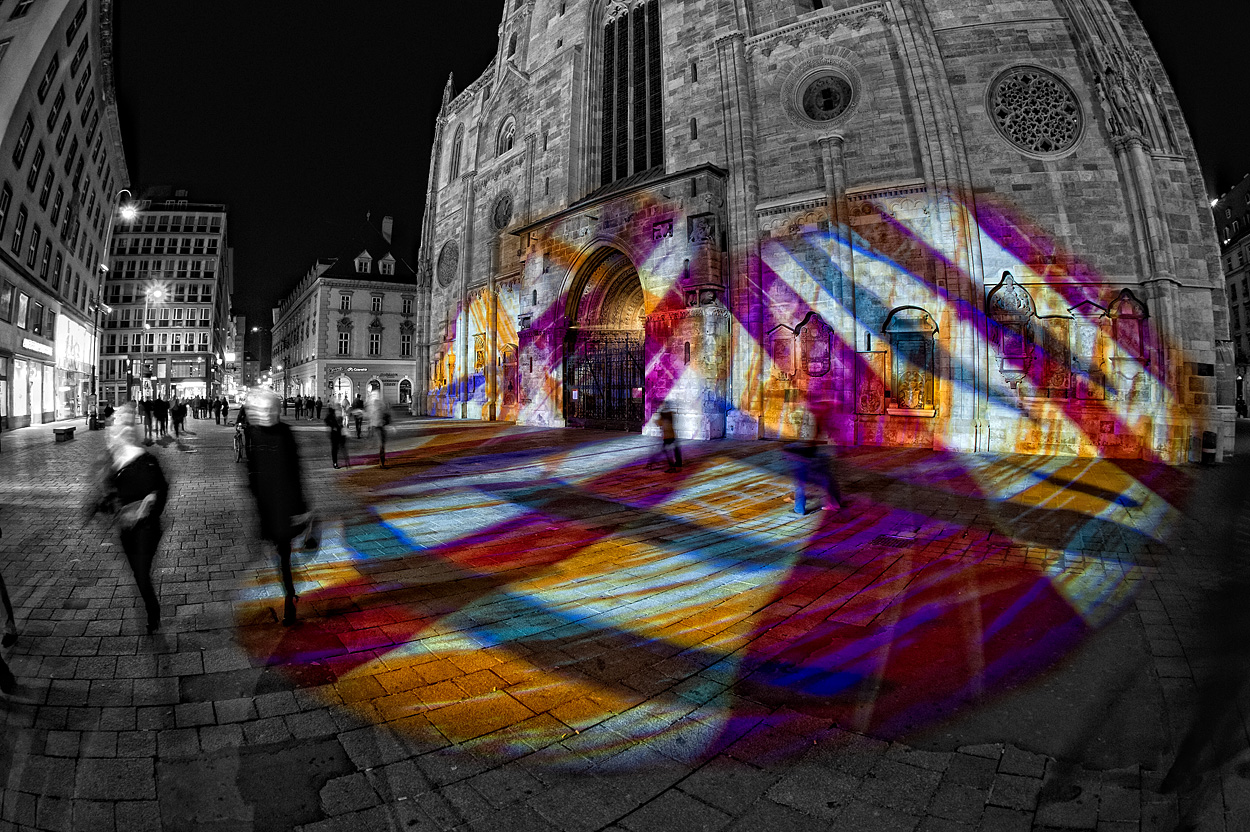 Wien - Licht am Stephansdom