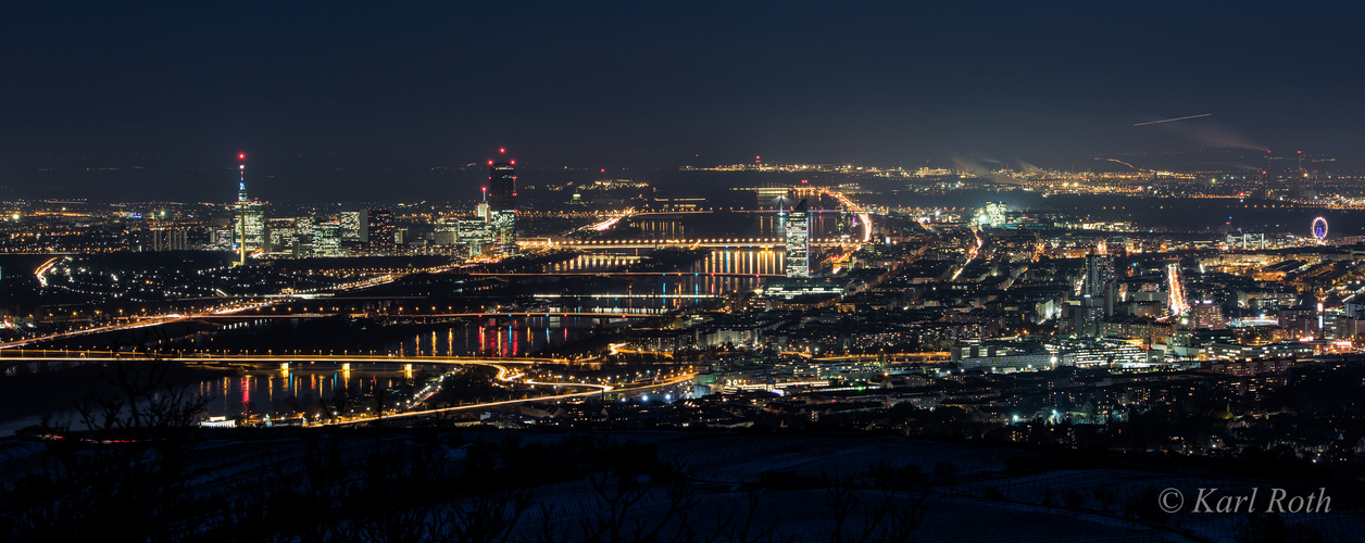 Wien Nachtpanorama