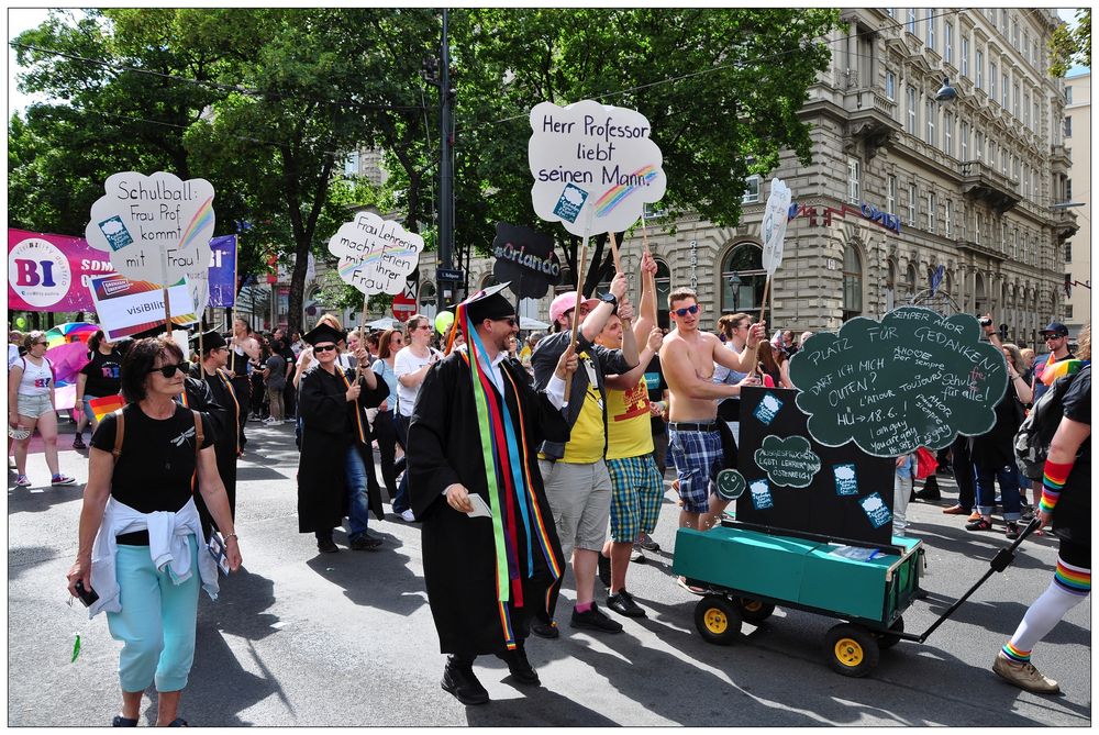 Wien, Regenbogenparade 2016