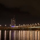 Wien, Reichsbrücke bei Nacht