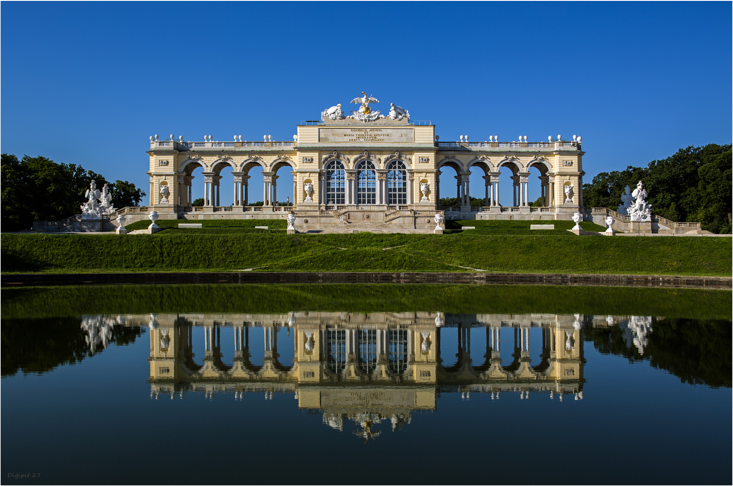 Wien Schloß Schönbrunn Gloriette 2019-01