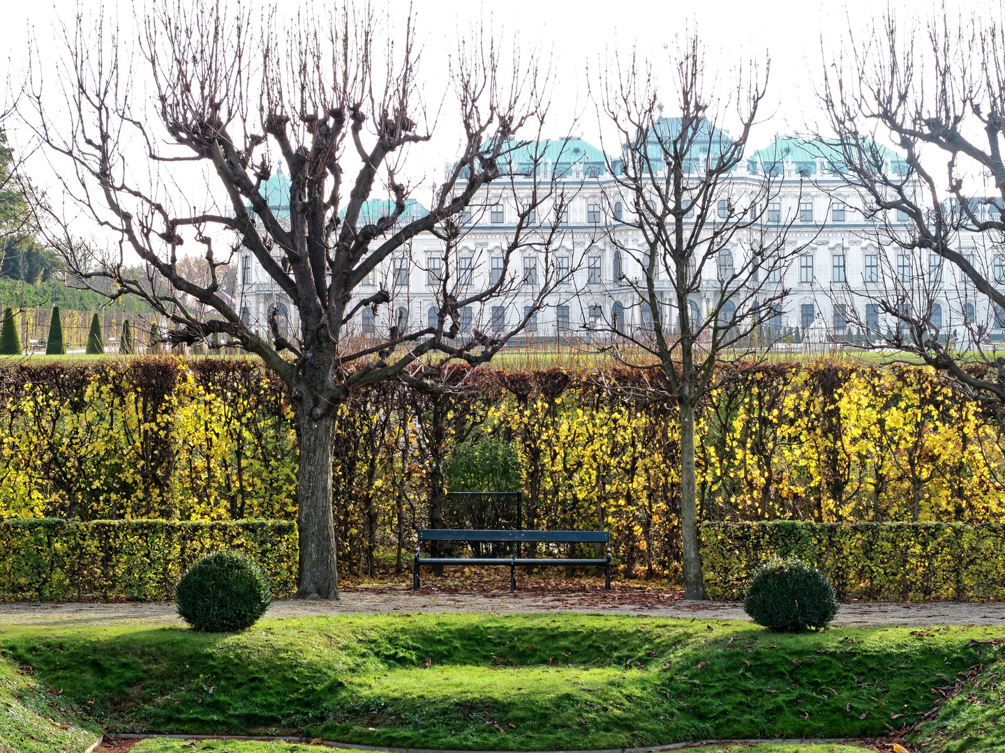 Wien Schlossgarten Belvedere