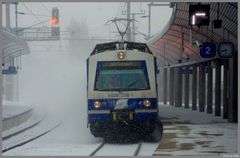 Wien: Schneefall, starker Wind, -3 Grad Celsius