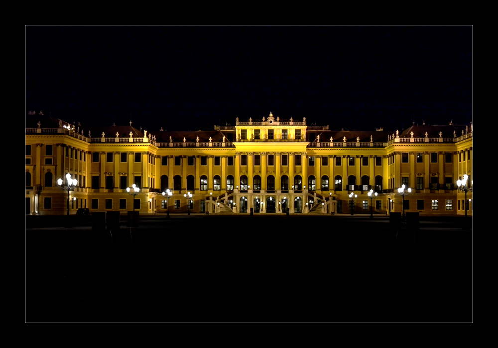 Wien, Schönbrunn bei Nacht