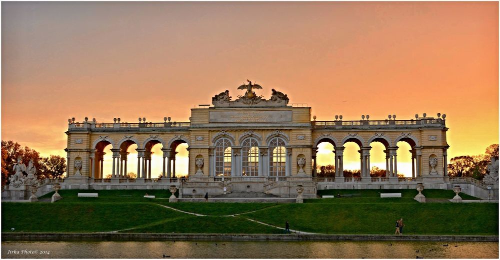 Wien-Sonne Untergang