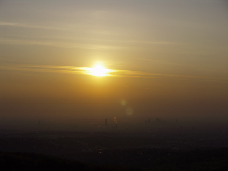 WIEN SONNENAUFGANG