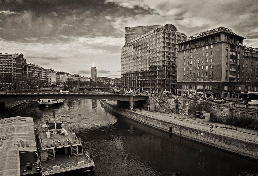 Wien Stadthafen damals und heute