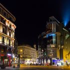 Wien, Stephansplatz Blick Richtung Graben bei Nacht