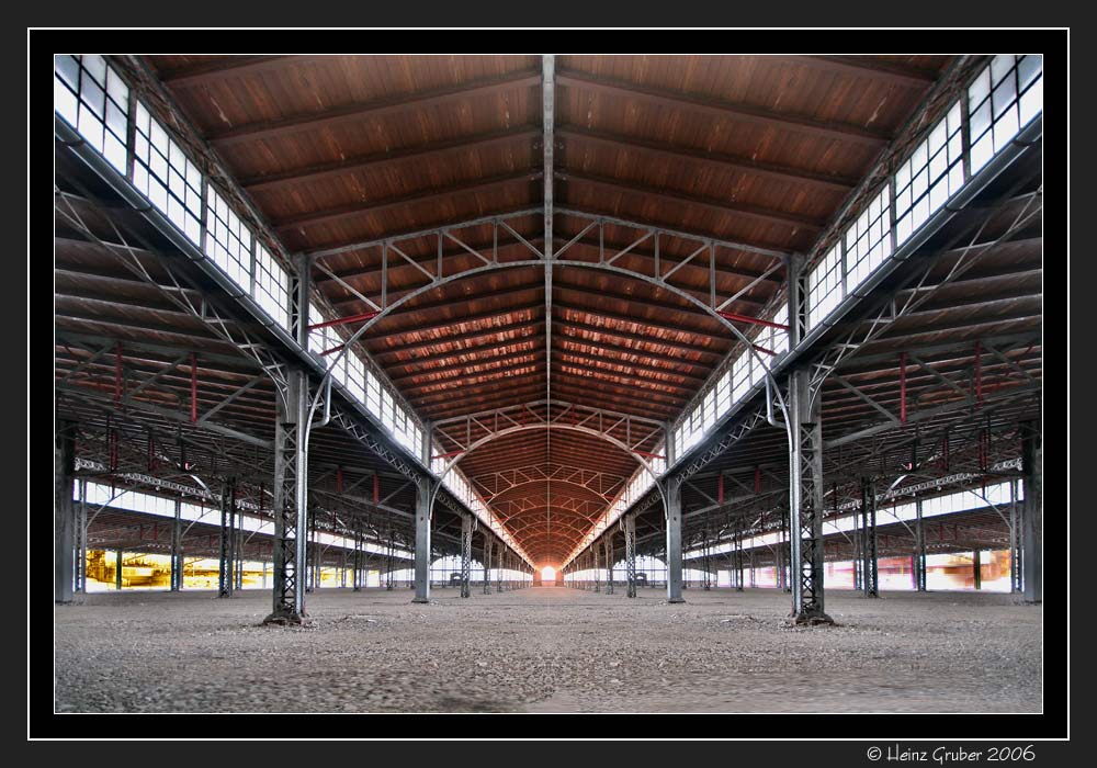 Wien - verfallene Fleischmarkthalle St. Marx