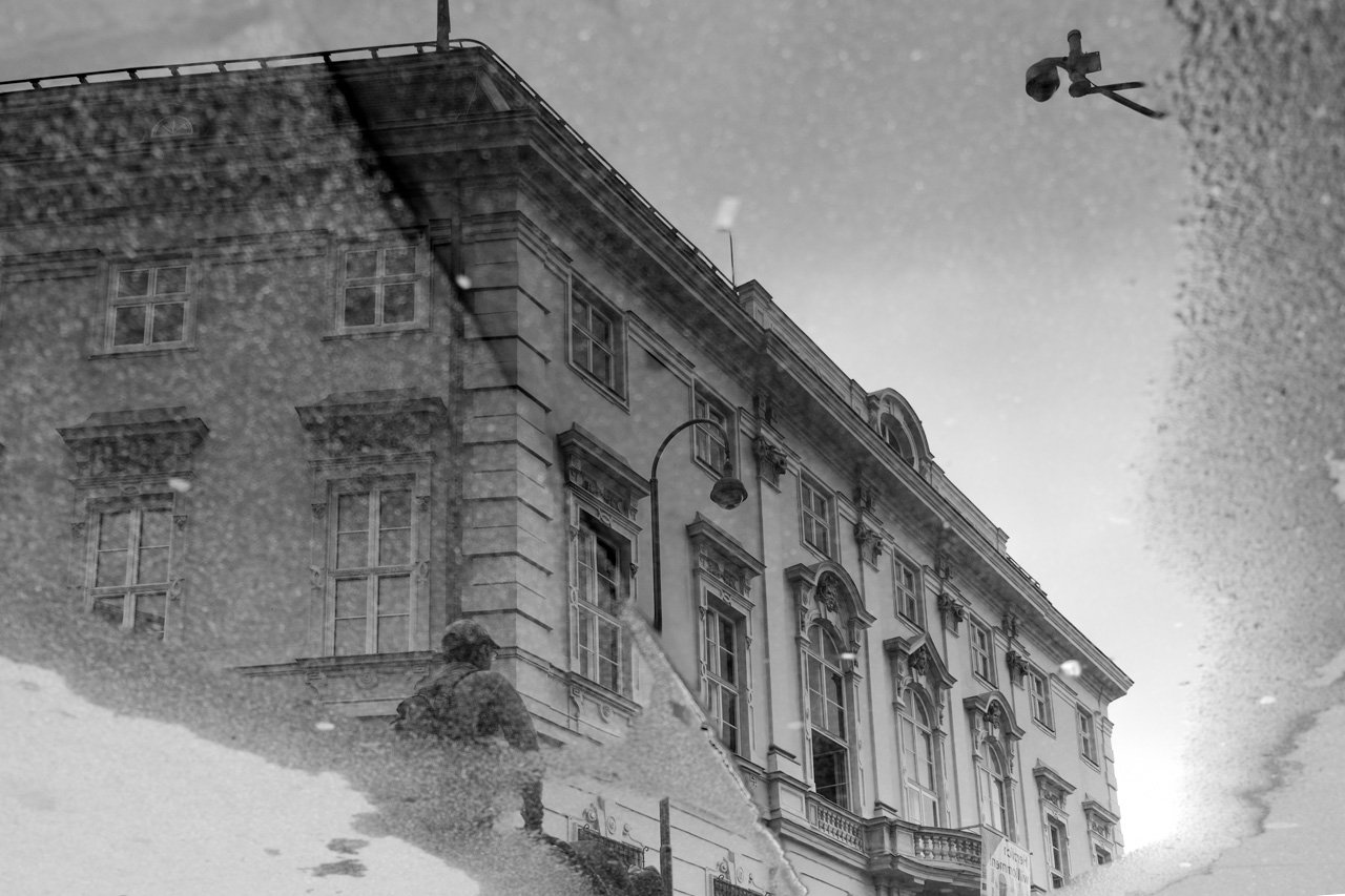 Wien - Vintage - Nationalfeiertag aus der Lacke (Pfütze)