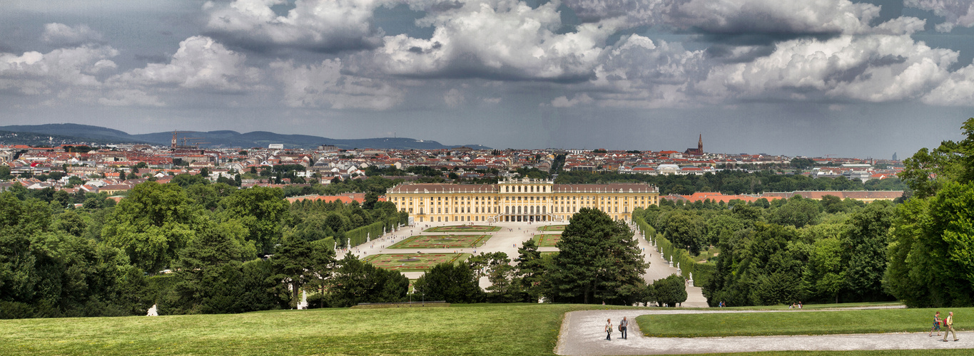 Wien von der Gloriette aus gesehen