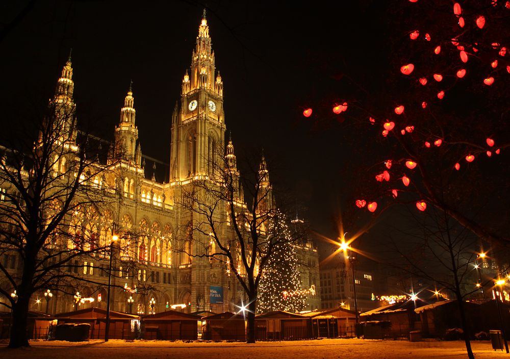 öffnungszeiten Weihnachten 2022 Wien Wiener Christkindlmarkt Foto & Bild gratulation und feiertage