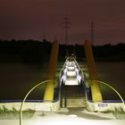 Wiener Donau Insel bei nacht