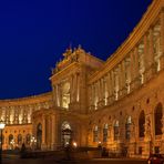 Wiener Hofburg zur blauen Stunde