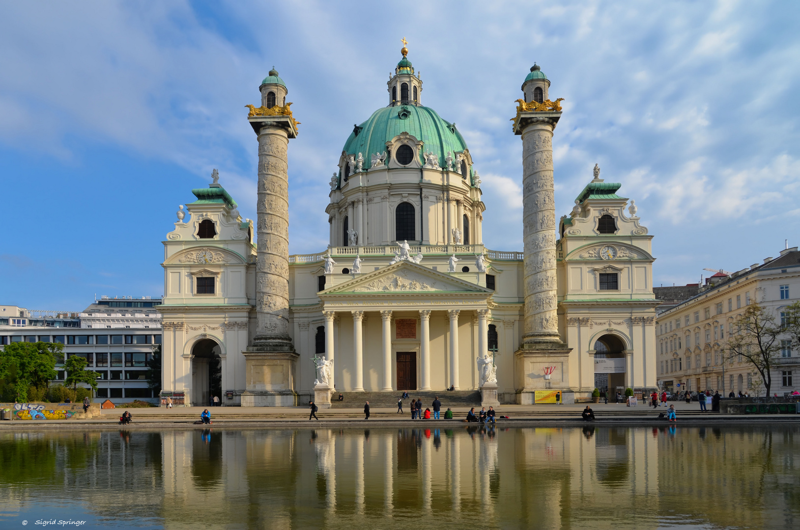Wiener Karlskirche Foto Bild sterreich wien Wiener Karlskirche Foto Bild sterreich wien
