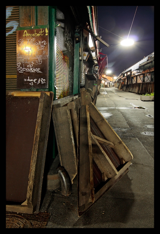 Wiener Naschmarkt by Night