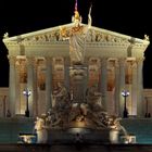 Wiener Parlament mit Pallas Athene Brunnen