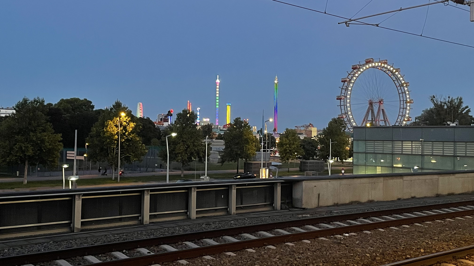 Wiener Prater mit Riesenrad