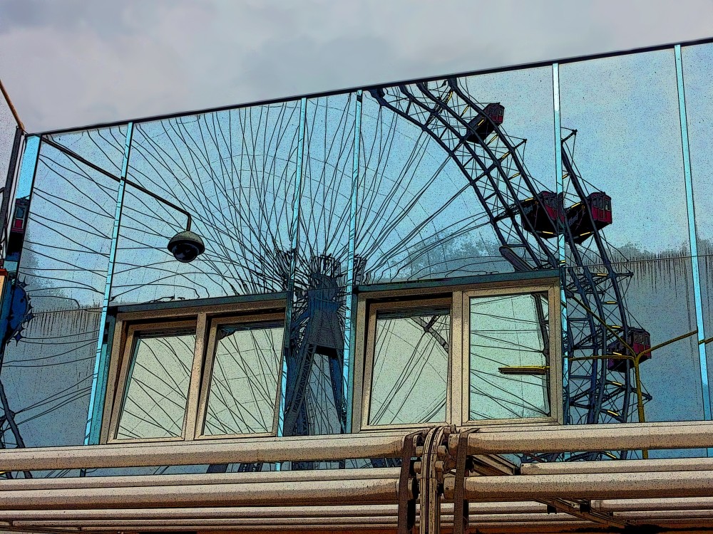 Wiener Prater, Riesenradspiegelung