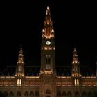 Wiener Rathaus bei Nacht....