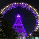 Wiener Riesenrad bei Nacht