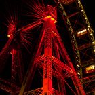 Wiener Riesenrad / Prater bei Nacht