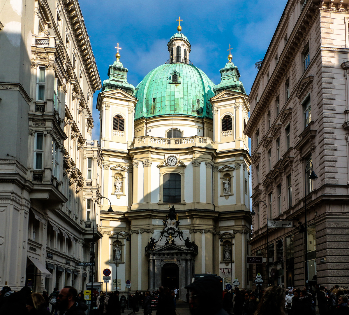 Wiener Spaziergänge    Peterskirche - Wien