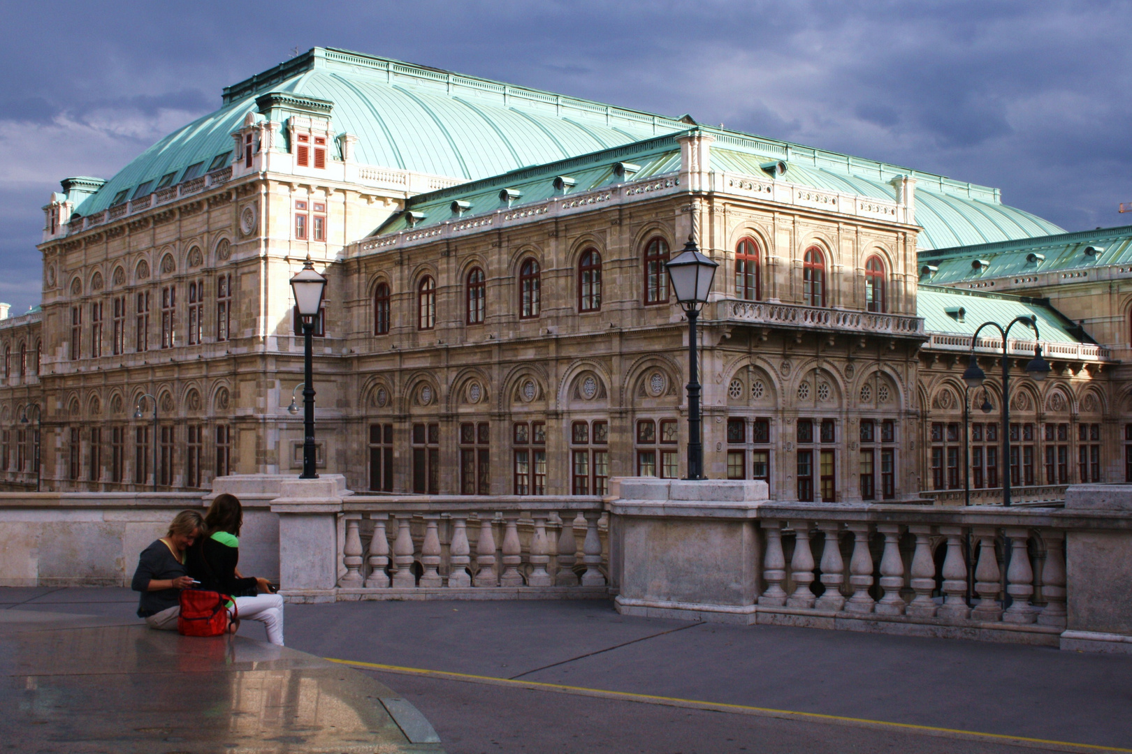 Wiener Staatsoper von der Albertina aus gesehen...