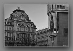 Wiener Stephansplatz, Haas-Haus mit Spiegelung vom Dom