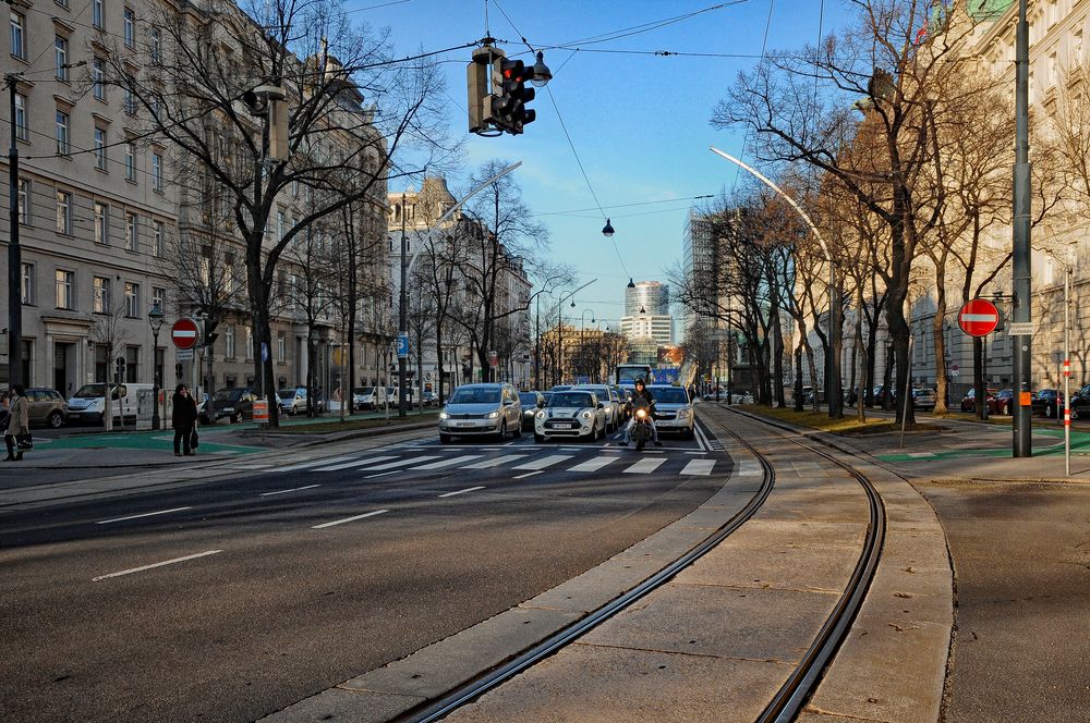 Wiener Strassenszene