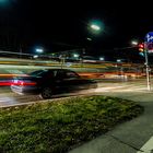 Wiener Tram bei Nacht